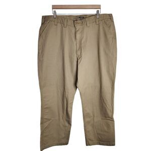 Carhartt Pants Men's 44 x 30 Rugged Flex Relaxed Fit‎ Canvas Work Wear Khaki